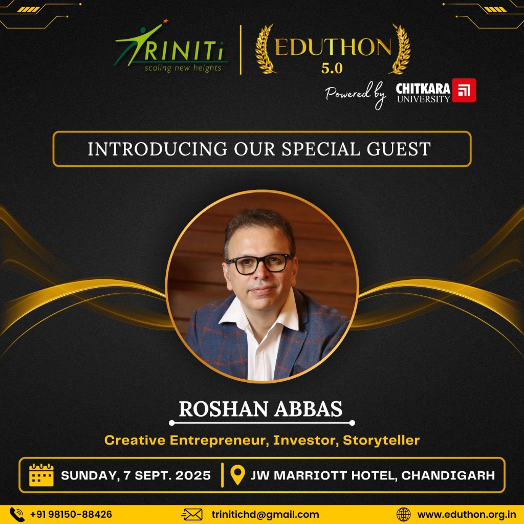 EDUTHON 5.0 Special Guest Roshan Abbas Spotlight Design