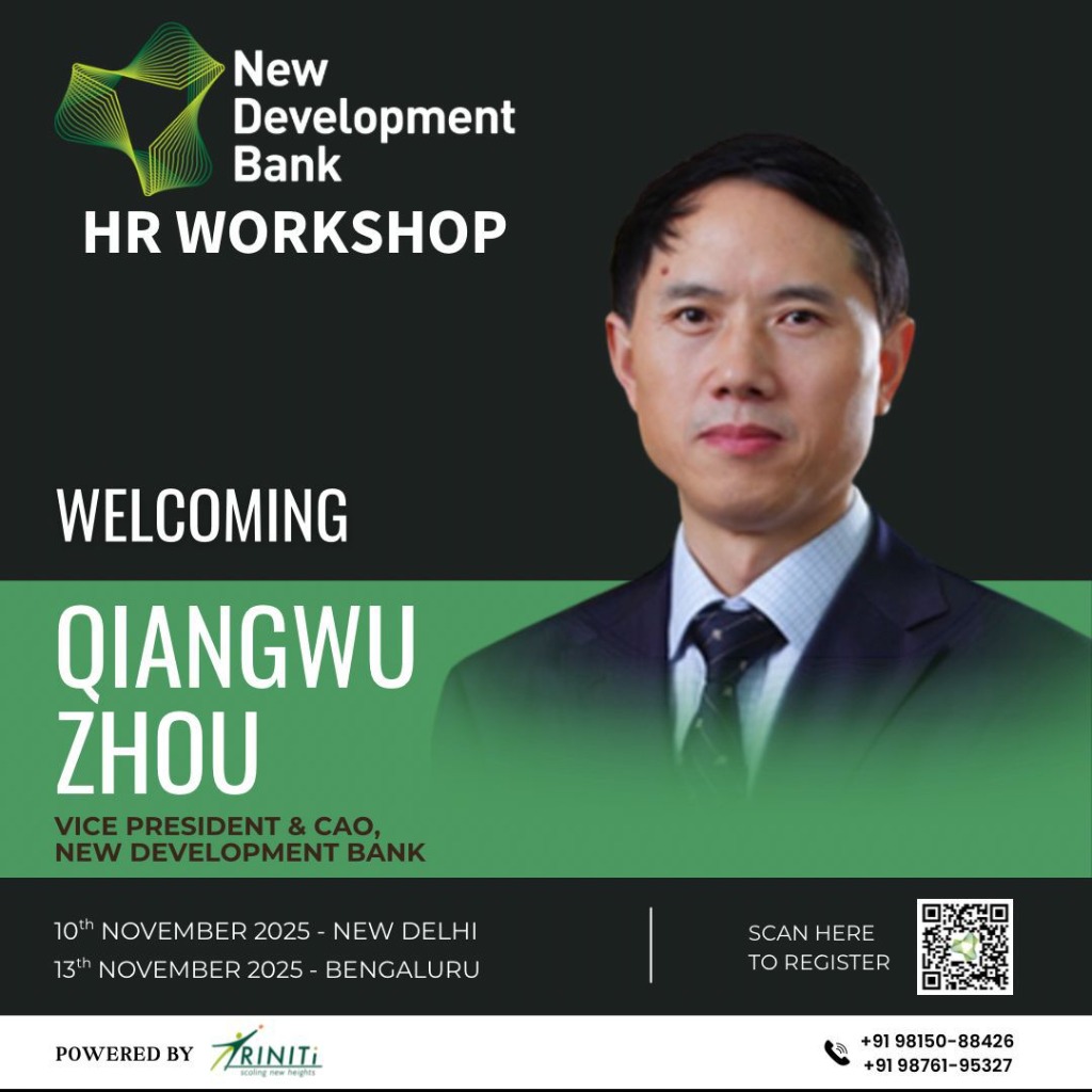 NDB HR Workshop speaker Qiangwu Zhou keynote card design
