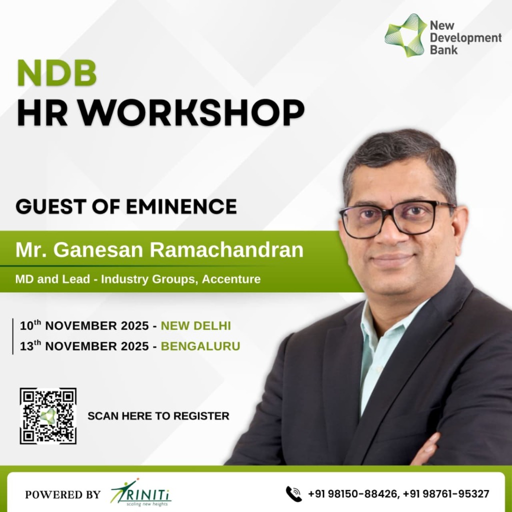 NDB HR Workshop speaker Ganesan Ramachandran keynote card design